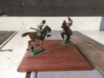 Toy Model horseback fighters 40mm semi solid France 1990 - Image 5