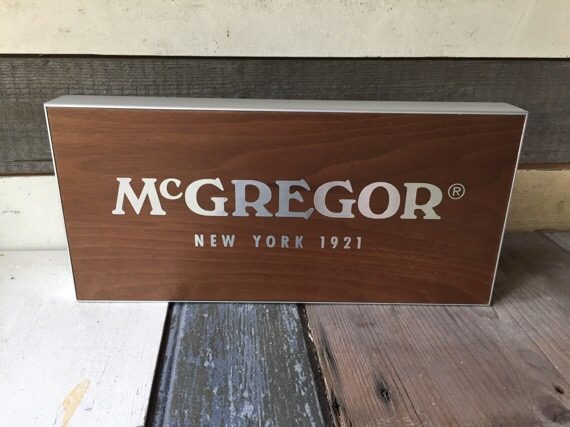 McGregor Clothes advertising store display 1990 USA - Image 5