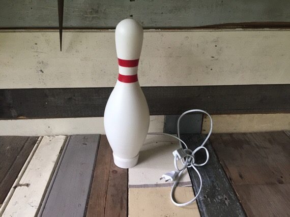 Bowling pin lamp light life size 1990 Argentina - Image 5