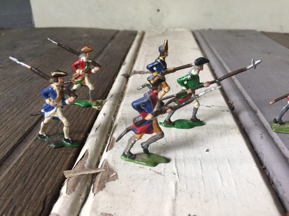 Toy model soldiers artillery park 40mm semi solid Germany 1990 - Image 7