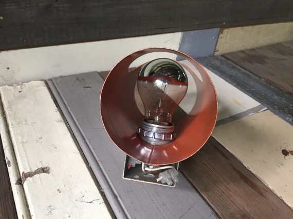 Design wall lamp orange silver 1970 - Image 2