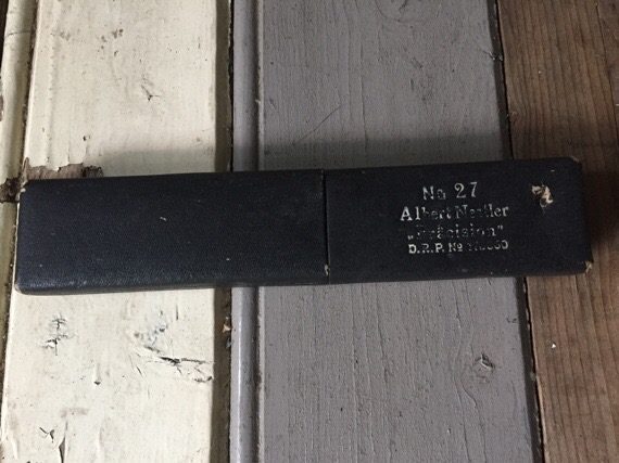 Nestler 27 Pracision smaller slide rule in case 1940 Germany - Image 6