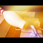 Bowling pin lamp light life size 1990 Argentina