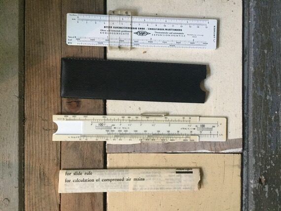 Advertisement Slide rules 7x 1970 Germany Holland - Image 2