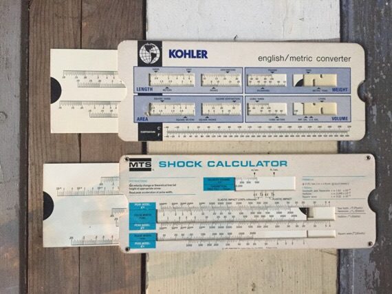 Advertisement Slide rules 7x 1970 Germany Holland - Image 4