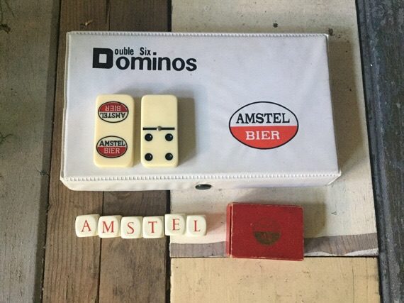 Amstel beer Dominos and dice advertisement 1960 Holland - Image 4