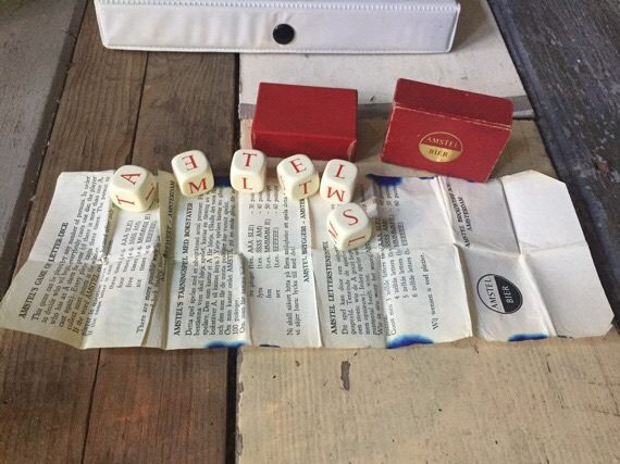 Amstel beer Dominos and dice advertisement 1960 Holland - Image 3