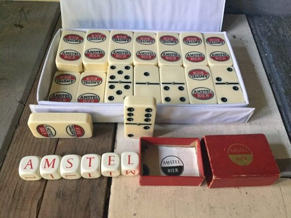 Amstel beer Dominos and dice advertisement 1960 Holland - Image 5