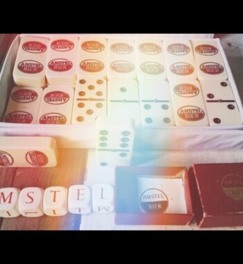 Amstel beer Dominos and dice advertisement 1960 Holland