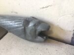 Lion head hood ornament Peugeot 1940 aluminum France - Image 4