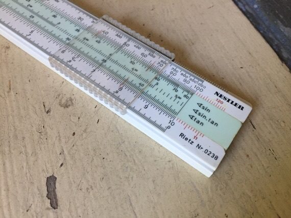 Nestler Rietz 0238 slide rule in case 1968 Germany - Image 3