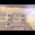 Warsteiner 3 Beer Mug glass 0,2 liter opener 1990 Germany