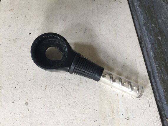 Travel folding Black plastic Corkscrew 1970 Italy - Image 4