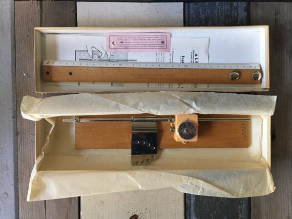 Alpe drawing tool Tratteggigrafo super Velox 1960 Italy - Image 2