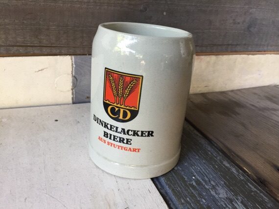 Dinkelacker Biere ceramic beer stein 0,5L Western Germany 1970 - Image 6
