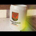 Dinkelacker Biere ceramic beer stein 0,5L Western Germany 1970