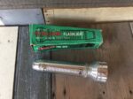 Flying Crane Flashlight tin chrome 1970 box China - Image 2