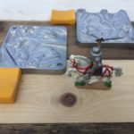 Meisterzinn mold 1307 Knight on horse Germany 1980