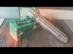 Flying Crane Flashlight tin chrome 1970 box China