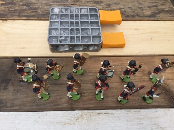 Meisterzinn mold 1332 complete music band Germany 1980 - Image 3