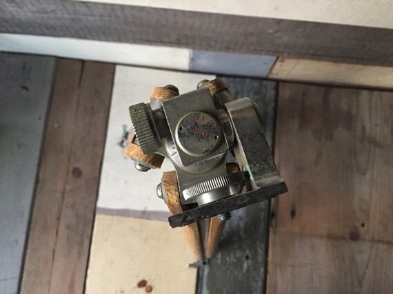 Tripod Deltz wood metal vintage film camera 1950 - Image 2