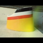 HAPAG funnel steam ship ceramic Ashtray 1960 Germany