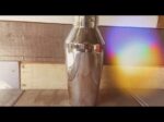 Cocktail shaker Alfi stainless steel 1980 Western Germany