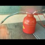 Oil squirt 30ml can red metal G300 auto tool 1950 Italy