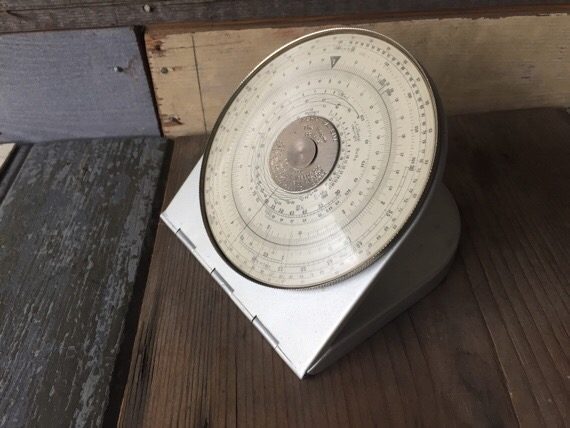 Alro Concrete circular slide rule metal case 1950 Holland - Image 2