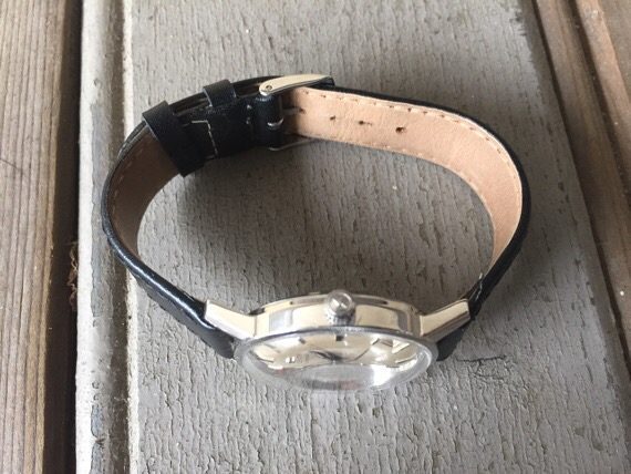 Zenith automatic date steel 1960 Switzerland - Image 3