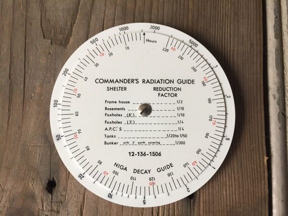 Military Nestler radiation circular slide rule 1960 DDR Germany - Image 4