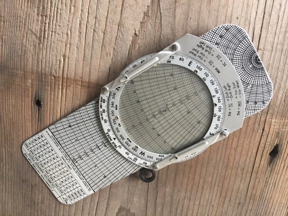 CRU-26A/P air navigation slide rule sleeve 1960 USA - Image 4