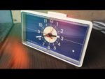 General electric blue alarm clock 1980 Germany