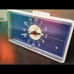 General electric blue alarm clock 1980 Germany