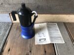Bialetti OMG blue design moka pot percolator 1 cup Italy 1970 - Image 4