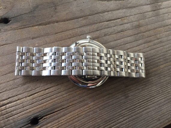 BWC all steel dress watch bracelet 1990 Switzerland - Image 7