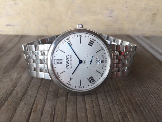 BWC all steel dress watch bracelet 1990 Switzerland - Image 2