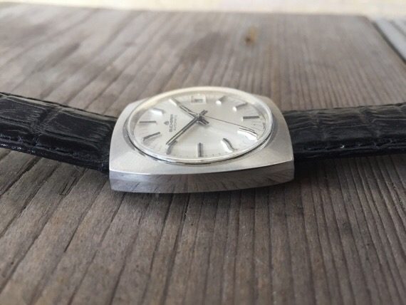 Bucherer automatic date steel watch 1970 Switzerland - Image 6