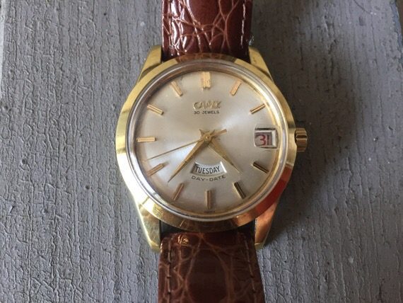 Camy day date automatic gold filled 1960 Switzerland - Image 5