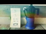 Bialetti OMG blue design moka pot percolator 1 cup Italy 1970
