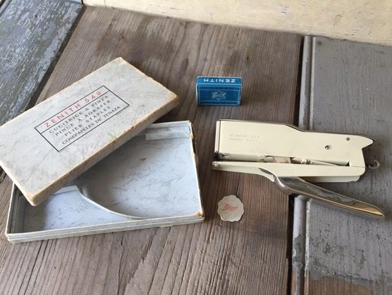Zenith 548 stapler Box instructions Italy 1950 - Image 7