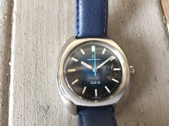 Certina DS2 blue dial 1970 Switzerland - Image 6