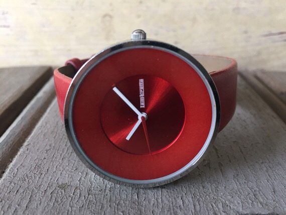 Lambretta Cielo red design watch 2000 Japan - Image 3