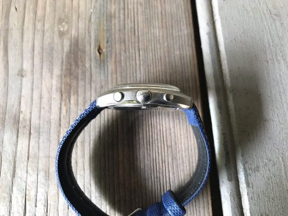 Dugena Chronograph Valjoux 7733 stainless steel 1970 Germany - Image 6