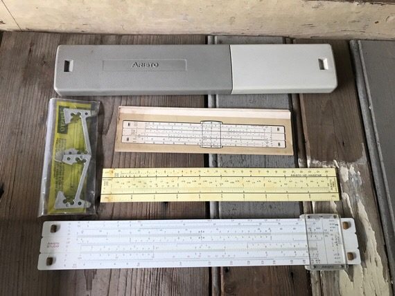 Aristo Studio 0968 slide rule full set 1970 Germany - Image 3