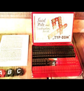 TYP-DOM pre Wordfeud game 1950 Germany