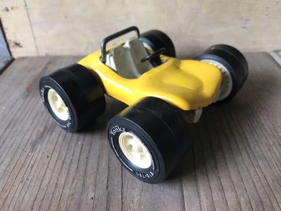 Tonka tin toy yellow XXL wheels dune buggy 1970 USA - Image 2