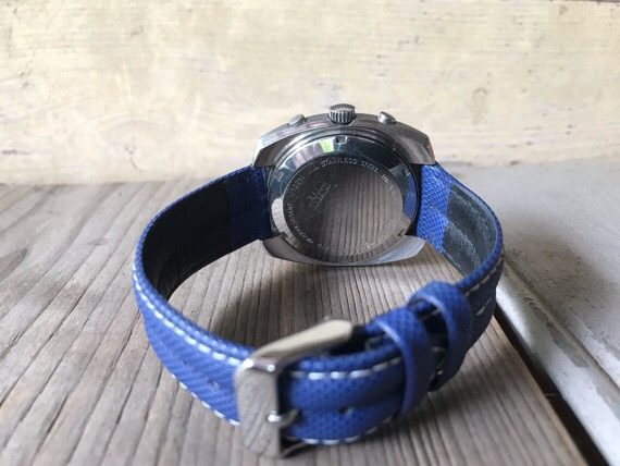 Dugena Chronograph Valjoux 7733 stainless steel 1970 Germany - Image 5