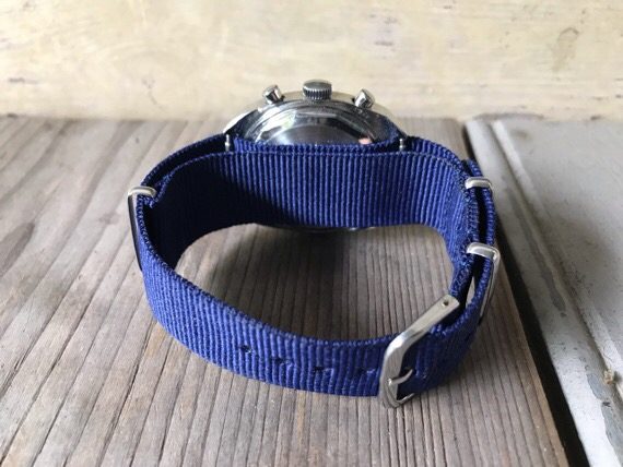 Eberjax chronograph Landeron 248 stainless steel 1970 Swiss - Image 3