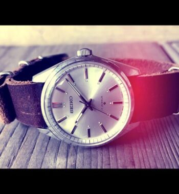 Seiko 66-7100 P stainless steel dress watch 1960 Japan